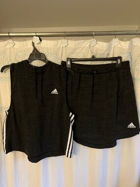 Adidas top & skirt
